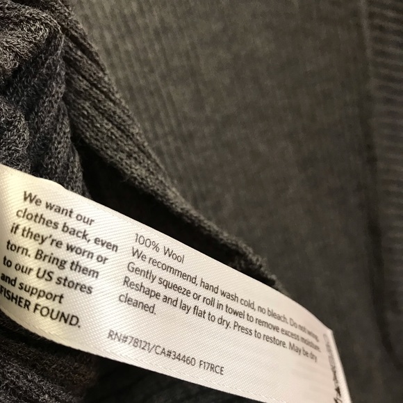 Eileen Fisher open front cardigan sweater cascade - Picture 6 of 6